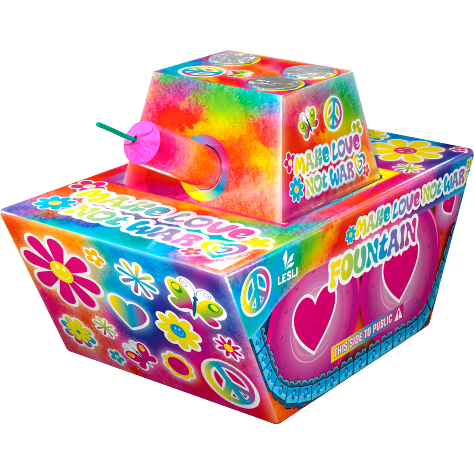 Lesli Vuurwerk Make Love Not War!